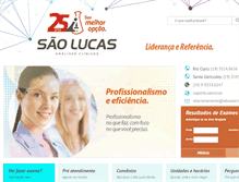 Tablet Screenshot of laboratoriosaolucas.com.br